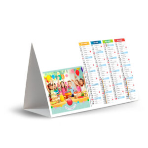 Calendrier publicitaire chevalet de comptoir GOUTERS D'ENFANTS